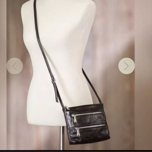 HOBO Black Mara Crossbody Bag